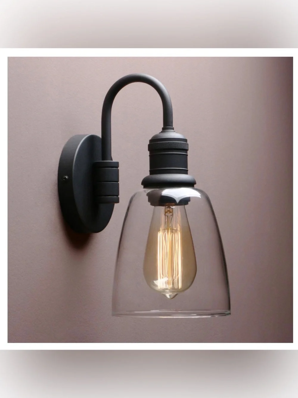 Yosoan 1-Light Vintage Wall Sconce